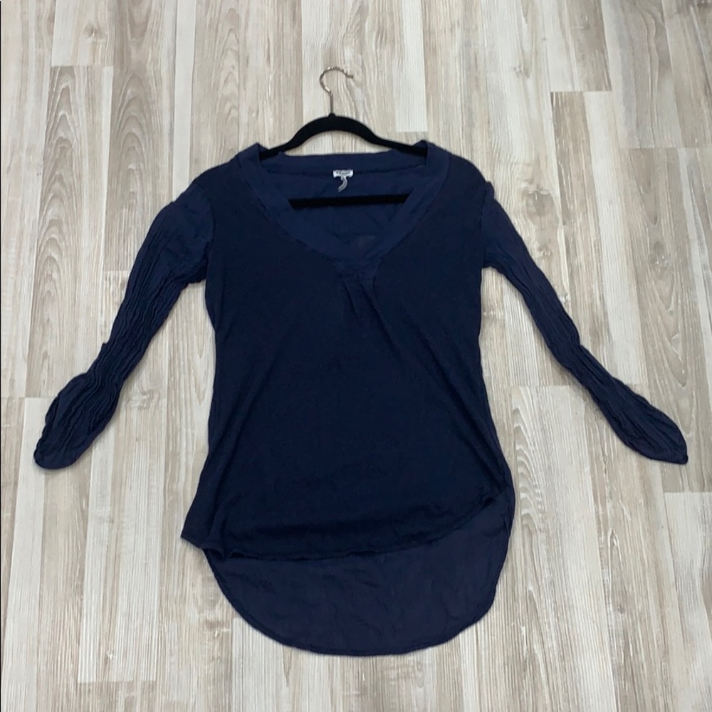 Navy Long Sleeve Tee from Splendid